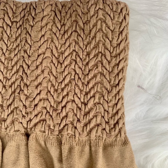 NWT Choices Tan tube  top with elastic waistline and tube top. One size. - Picture 4 of 4